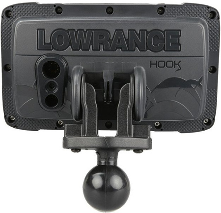 RAM Mount adapter montażowy z głowicą obrotową o średnicy 3.81 cm do echosondy Lowrance serii Hook².