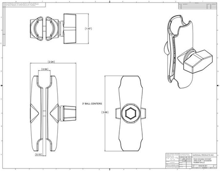 RAM Mount uchwyt motocyklowy X-Grip™ do Apple 15 Pro Max