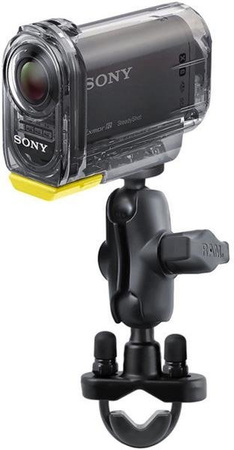 RAM Mount uchwyt do kamer Sony Action Cam & Sony Action Cam z Wi-Fi montowany do ramy kierownicy